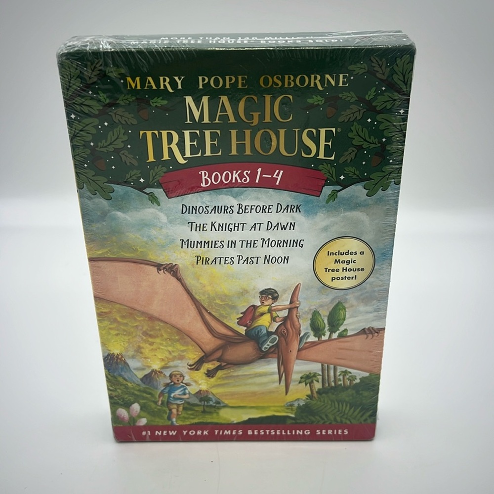 Magic Tree House Box Set books 1-4 new